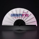 Festival-Fächer Hamburg Pride CSD in Weiß, Logo-Edition, Weergave 1