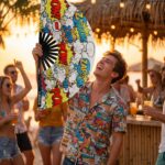 Festival Fan “ZAP BOOM POW” gele comic – Rave & Party – Weergave 5