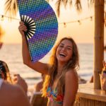 Festival Fan donkerblauw met regenboog hartjes – CSD & Pride – Weergave 5