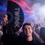 Festival Fan “TWINK” in zwart – Rave & Pride statement – Weergave 2