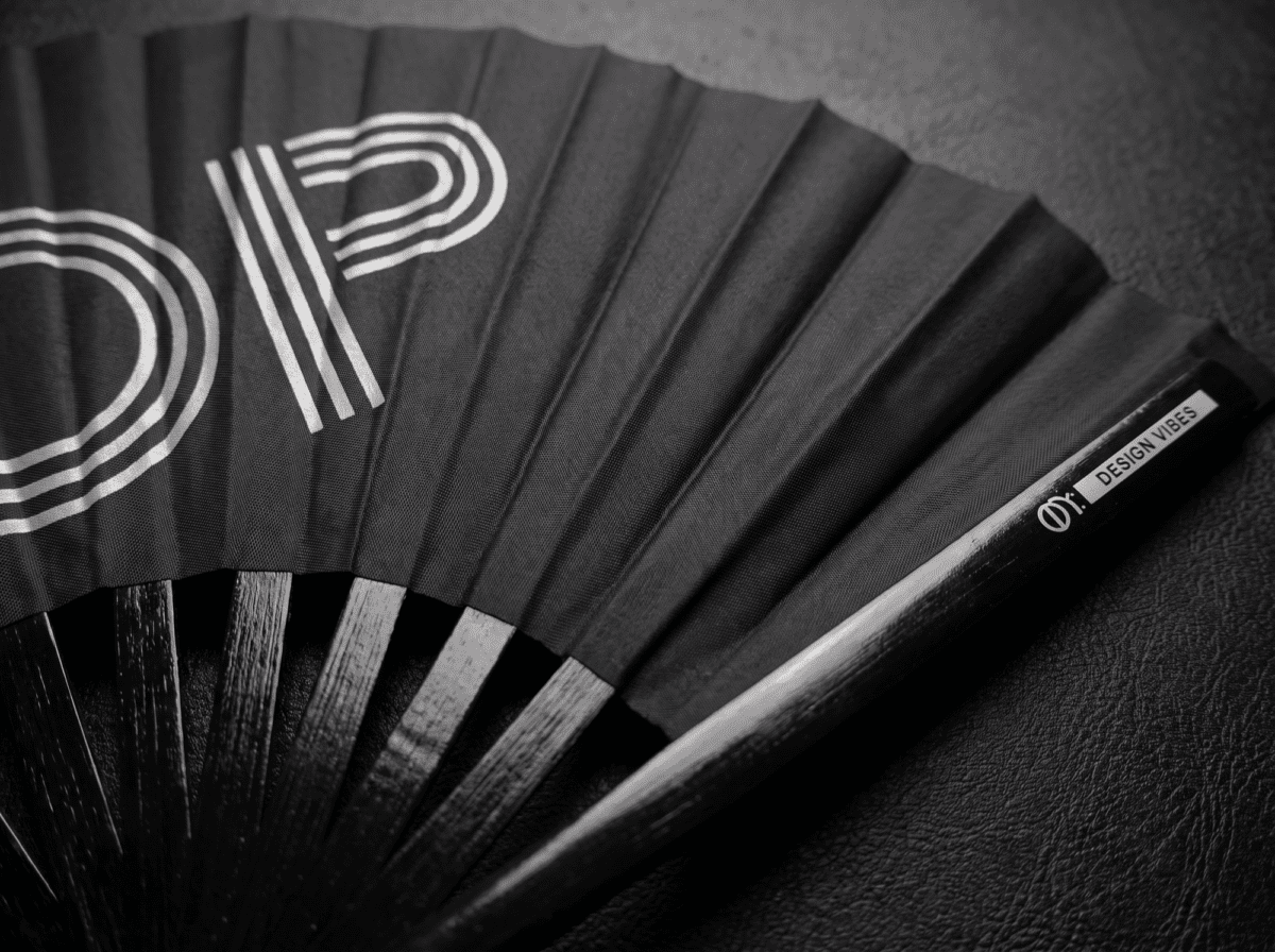 Festival Fan „TOP” in zwart, rave- en Pride-statement, Weergave 6