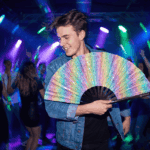 Festival Fans Holo Kristal Pastel voor raves en festivals, Weergave 2