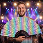 Festival Fans Holo Kristal Pastel voor raves en festivals, Weergave 4
