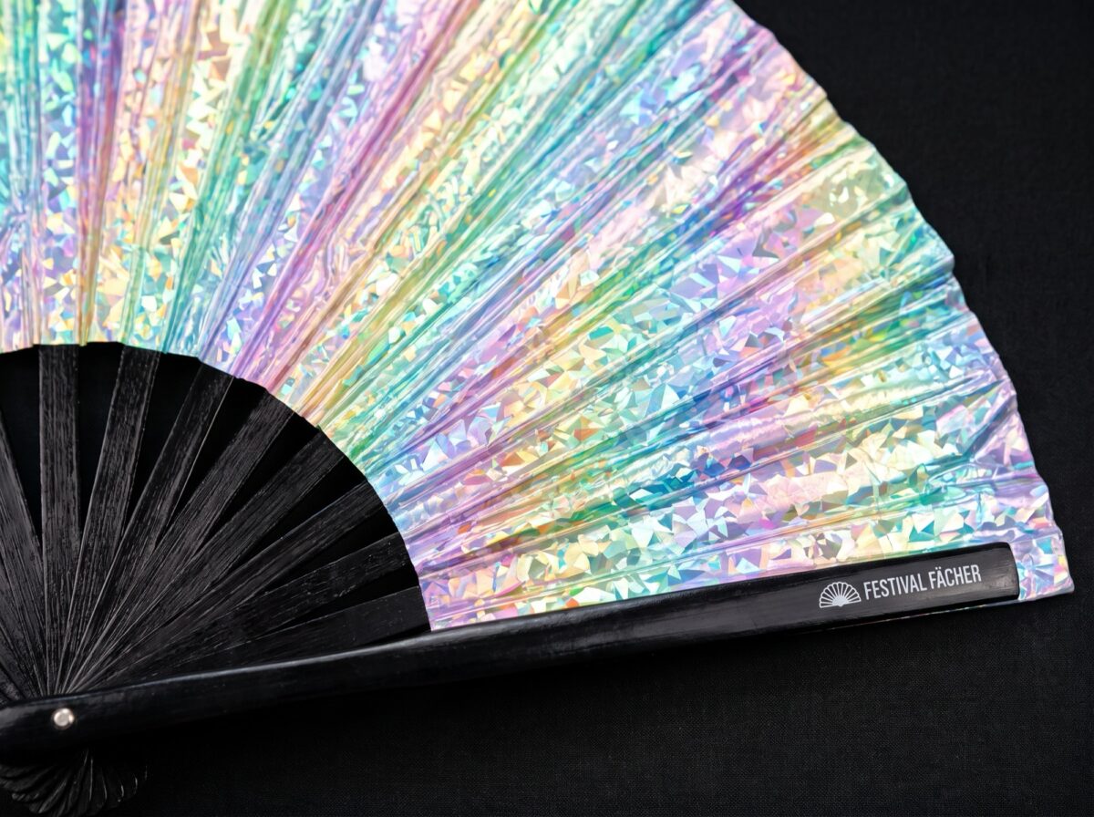 Festival Fans Holo Kristal Pastel voor raves en festivals, Weergave 5
