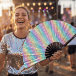 Festival Fans Holo Kristal Pastel voor raves en festivals, Weergave 3