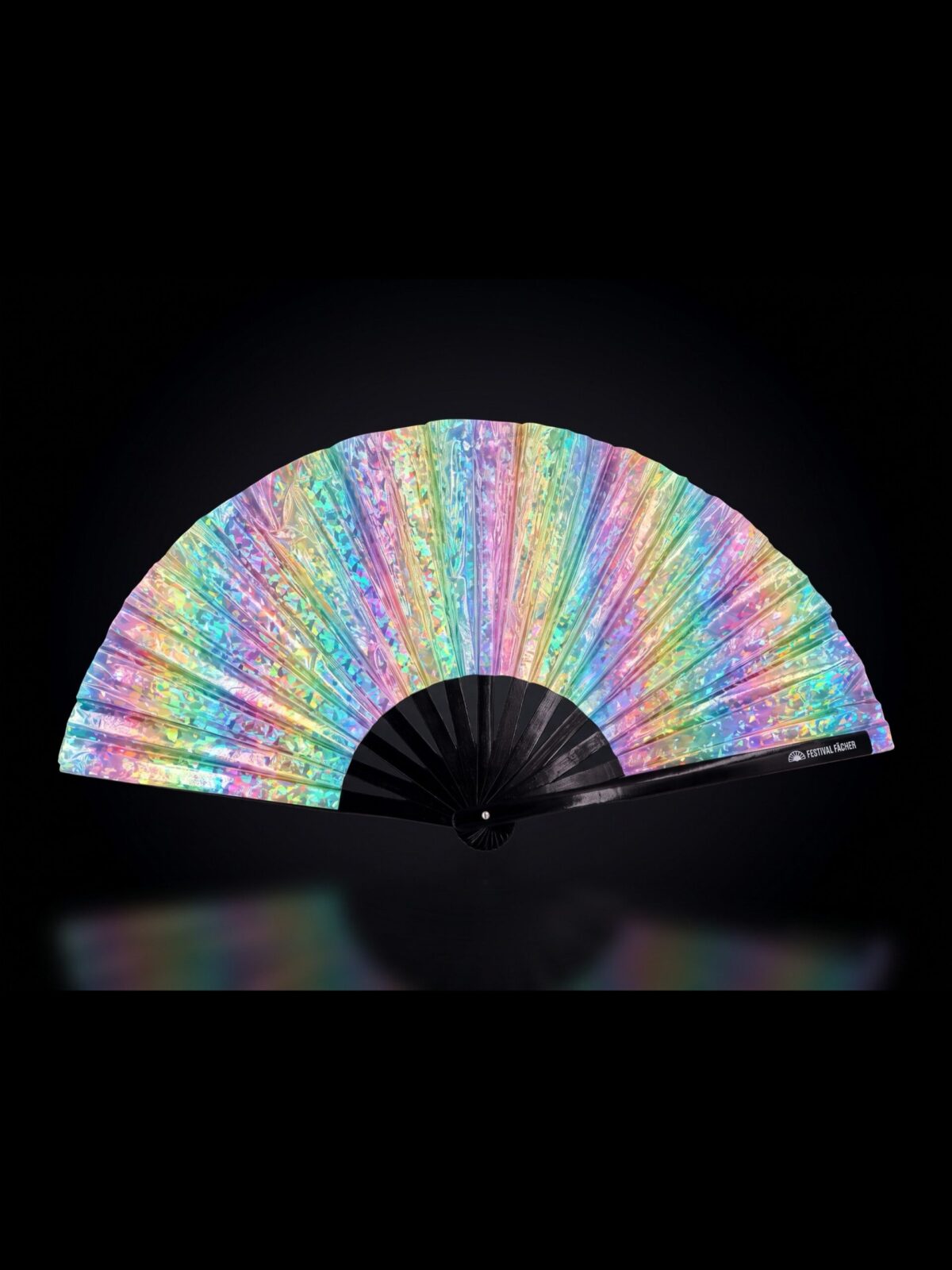 Festival Fans Holo Kristal Pastel voor raves en festivals