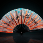 Festival Fan „I only fuck with magic“ Holo-koper voor raves en festivals, Weergave 1