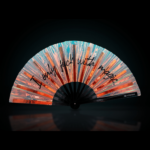 Festival Fan „I only fuck with magic“ Holo-koper voor raves en festivals, Weergave 1