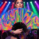 Festival Fan Psychedelic Fire, kleurrijk, voor Techno & Rave, Weergave 5