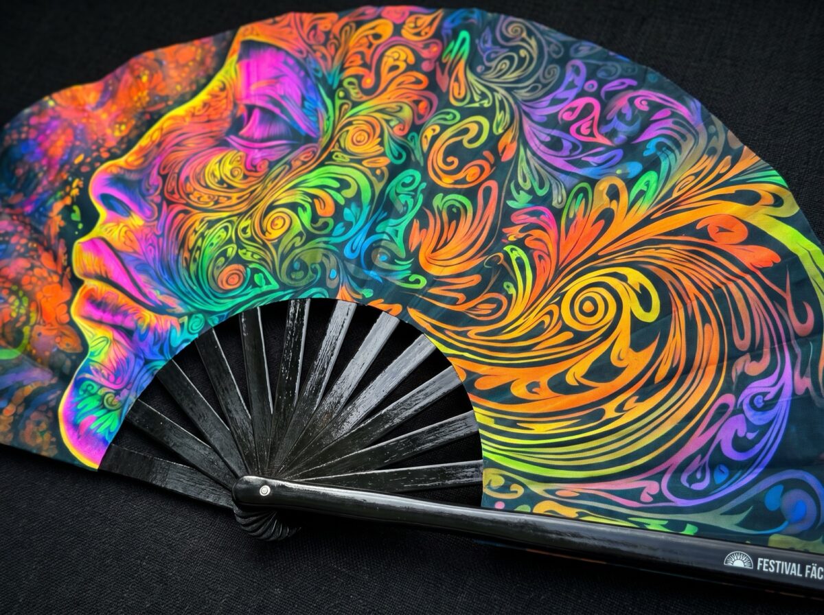 Festival Fans Psychedelic Wirbel Bunt voor psytrance & goa, Weergave 5