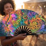 Festival Fans Psychedelic Wirbel Bunt voor psytrance & goa, Weergave 3