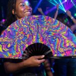 Festival Fan Psychedelic Melt Paars voor Goa & Psytrance, Weergave 2