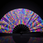 Festival Fan Psychedelic Melt Paars voor Goa & Psytrance, Weergave 1