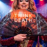 Festival Fan „TWINK DEATH“ Zwart voor Techno & Rave, Weergave 5