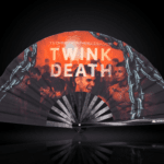 Festival Fan „TWINK DEATH“ Zwart voor Techno & Rave, Weergave 1