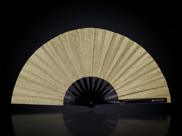 Festival Fans met goudglitter voor festivals en feestjes