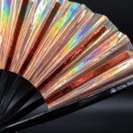 Festival Fans van koper met holografisch effect voor festivals en Raves, Weergave 5