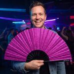 Festival Fans met glitter voor festivals en feestjes, Weergave 2