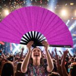 Festival Fans met glitter voor festivals en feestjes, Weergave 4