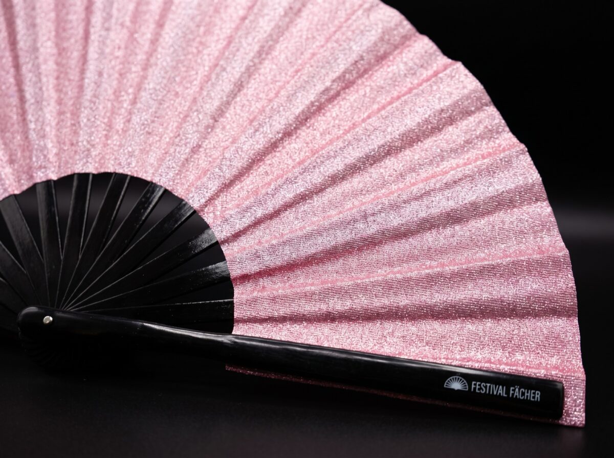 Festival Fan Roze glitter voor festivals en feestjes, Weergave 5