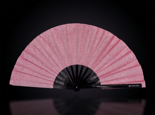 Festival Fan Roze glitter voor festivals en feestjes
