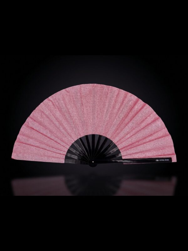 Festival Fan Roze glitter voor festivals en feestjes