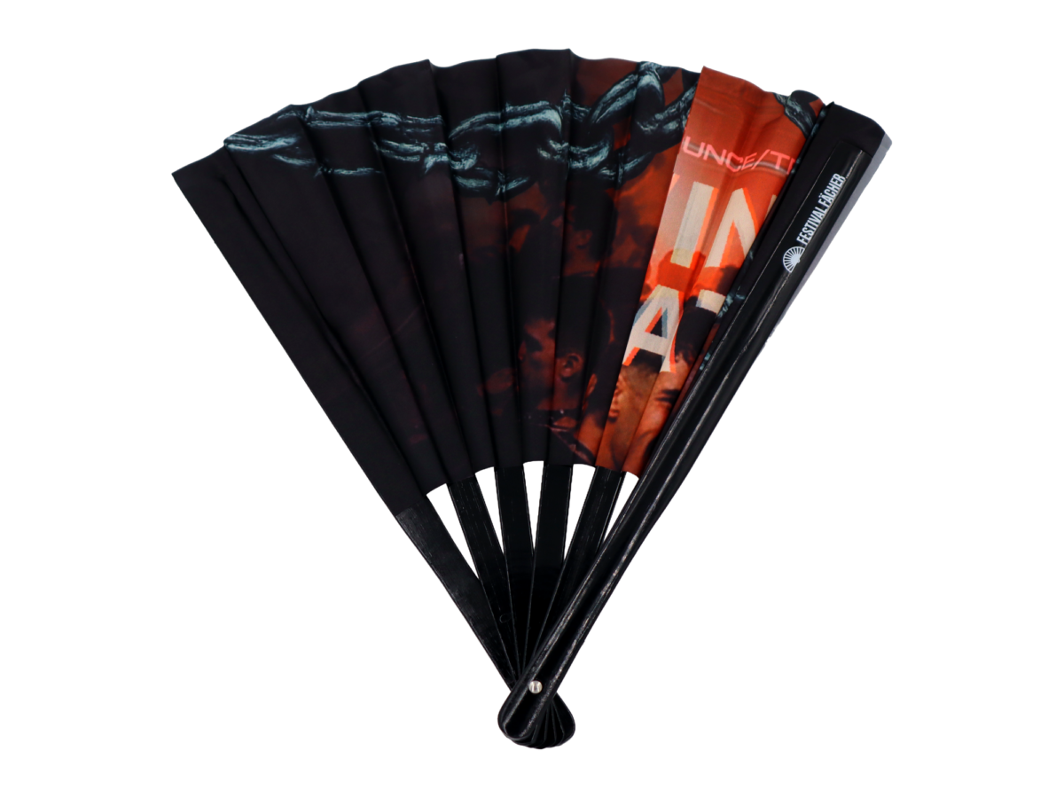 Festival Fan „TWINK DEATH“ Zwart voor Techno & Rave, Weergave 9